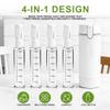 MplehDa 4-in-1 Travel Dispenser Bottle Set view 2