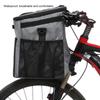 Hamwesh Waterproof Dog Bicycle Basket Backpack, Gray, 29 x 30 x 37 cm view 3