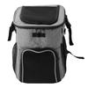 Hamwesh Waterproof Dog Bicycle Basket Backpack, Gray, 29 x 30 x 37 cm view 4