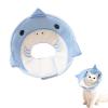 Cat Recovery Collar, Adjustable Soft Protective Cone, Foldable, Whale, S, 2–5 kg view 1