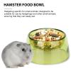 YARNOW Round Tip-Resistant Food Bowls, 2-Piece Set for Hamsters and Small Animals view 3