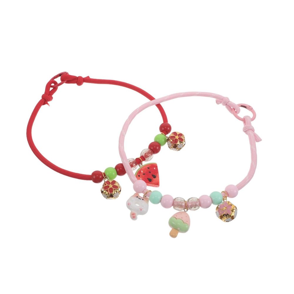 Sosoport Adjustable Dog Collar and Cat Jewelry Set