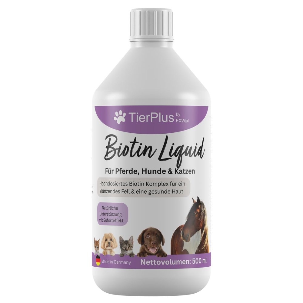 TierPlus Biotin Liquid for Horses, Dogs & Cats, 500 ml