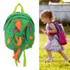 Alomejor Cute Dinosaur Toddler Backpack with Safety Leash for Ages 2–4, Breathable Lightweight Mini Backpack (GREEN) view 3