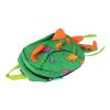 Alomejor Cute Dinosaur Toddler Backpack with Safety Leash for Ages 2–4, Breathable Lightweight Mini Backpack (GREEN) view 4