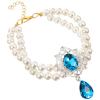 YARNOW Adjustable Pearl Dog Collar view 1