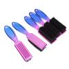 5-Piece Men's Shaving Brushes, Nylon Beard and Hair Styling Brushes, Gradient Electroplating view 3