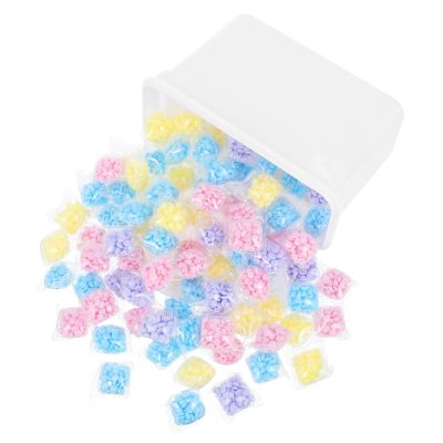 KICHOUSE 100 Laundry Detergent Pods with Scent Beads for Washing Machines