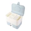 Alomejor Double-Layer Makeup Drawer Organizer, Large Capacity, Portable Cosmetic Storage Box, 2500 g view 3