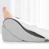 Pitycbo Headboard Pillow with Removable Cover, Lumbar and Back Support, Dark and Light Gray view 4