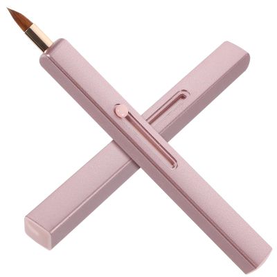 BETOOKY 2-Pack Retractable Lip Brushes with Protective Caps