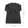 Veemoon Hairdressing Apron, Soft Polyamide Polyester, Black view 2