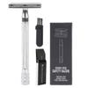 BETOOKY Stainless Steel Double-Edge Safety Razor with Non-Slip Handle, Compact and Travel-Friendly, with Storage Box view 1