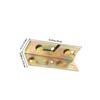 4-Pc. Iron Bed Frame Brackets for Headboards and Bed Frames view 2