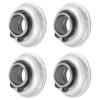 BETOOKY Wheelchair Front Wheel Bearings, Steel, 4-Pack, 12.7 mm Bore, Easy Installation, Stable Support for Manual Wheelchairs and Small Front Wheels view 1