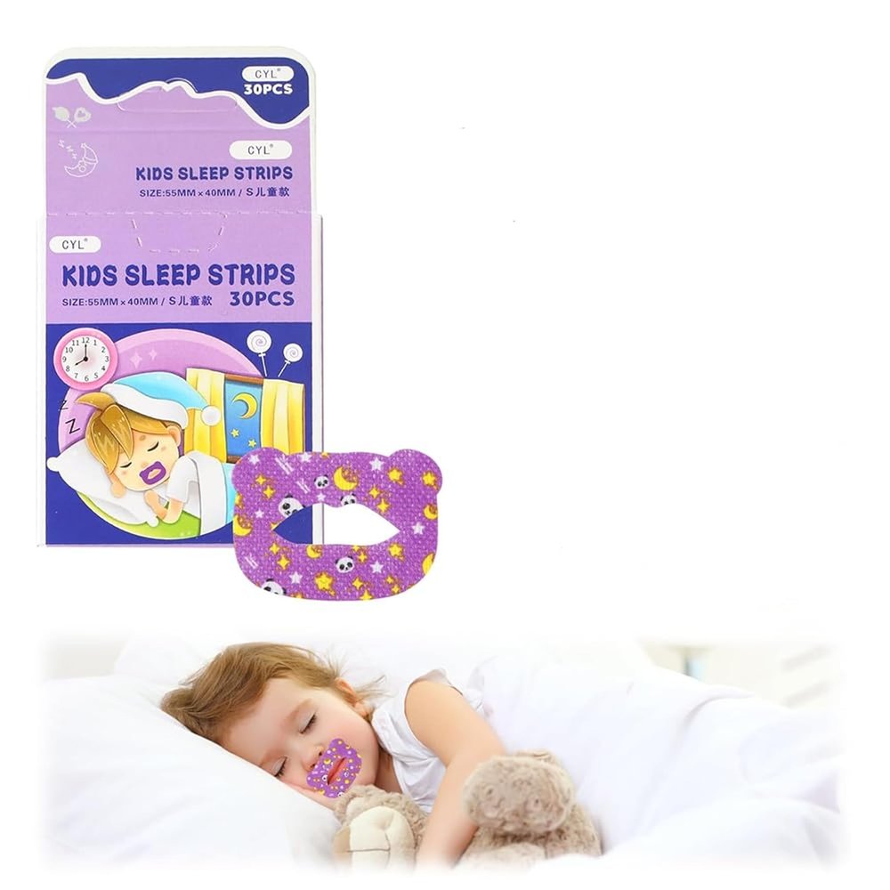 60 Mouth Tapes for Sleeping, Anti-Snoring Mouth Strips, Nasal Breathing Support (S 30)