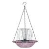 Artistically Designed Birdbath Fountain with Solar Pump view 1