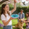 Artistically Designed Birdbath Fountain with Solar Pump view 2