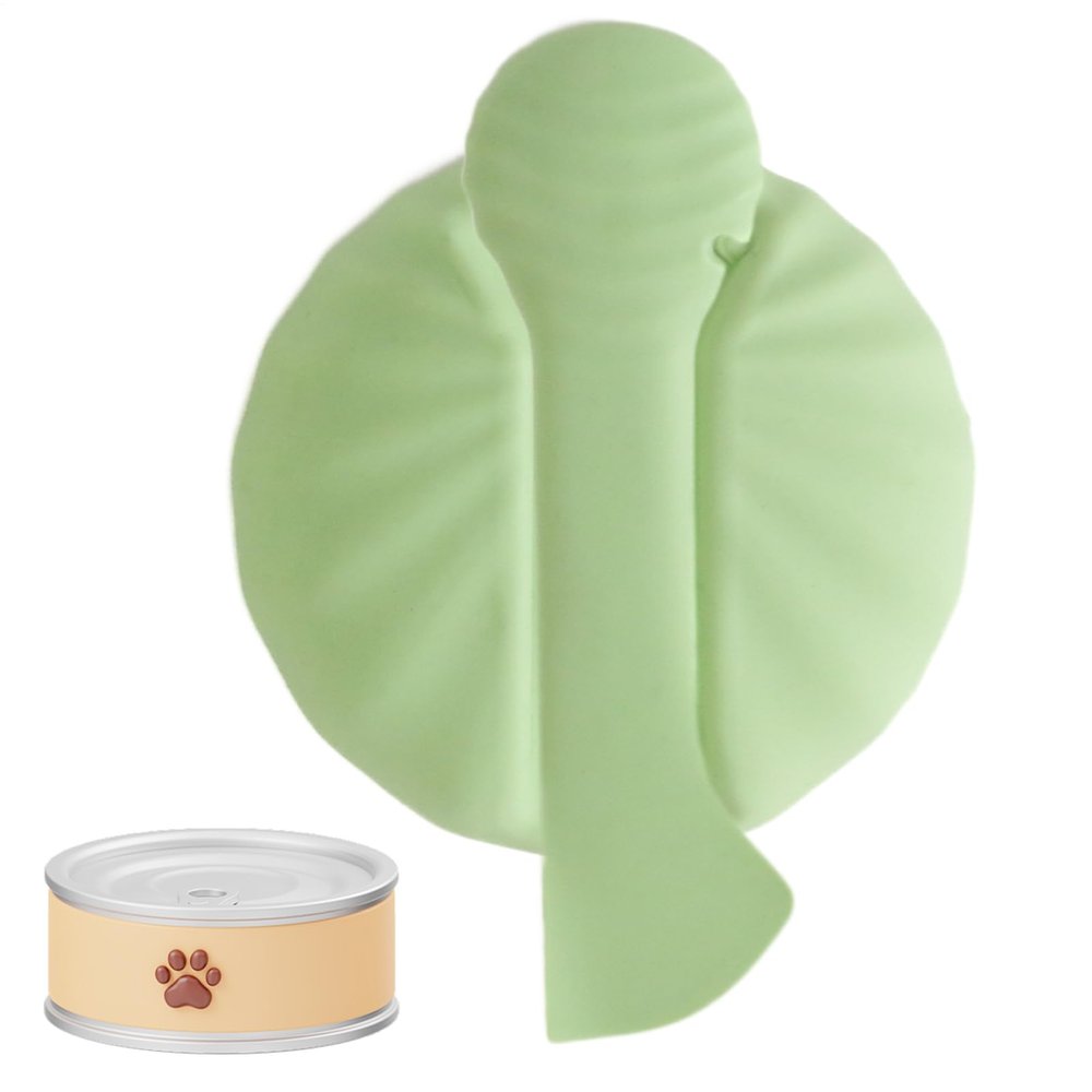 Generic Dog Food Can Lid with Safe Reusable Spoon