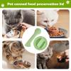 Generic Dog Food Can Lid with Safe Reusable Spoon view 3