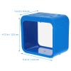 Small Aquarium with Light, Fish Breeding Box, Transparent Plastic, Blue view 2