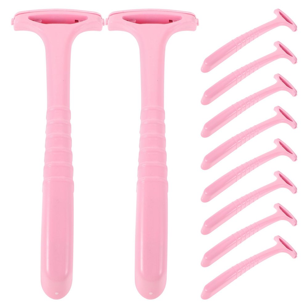 AMUSLESUR 10-Pack Stainless Steel and Plastic Foot Scrapers for Professional Callus and Dead Skin Removal