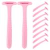 AMUSLESUR 10-Pack Stainless Steel and Plastic Foot Scrapers for Professional Callus and Dead Skin Removal view 1