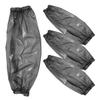 VALICLUD 2 Pairs TPU Arm Sleeves, Oil-Resistant, Black view 1