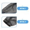 VALICLUD 2 Pairs TPU Arm Sleeves, Oil-Resistant, Black view 3