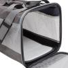 HYTROVE Cat Carrier with Breathable Oxford Fabric and Soft Mesh, Lightweight and Secure for Cats and Puppies view 3