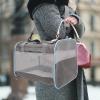 HYTROVE Cat Carrier with Breathable Oxford Fabric and Soft Mesh, Lightweight and Secure for Cats and Puppies view 4