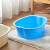 AMULONG Large-Capacity Plastic Foot Bath Basin, Blue view 4