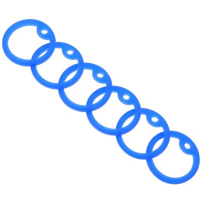 TOYANDONA 6-Pack Silicone Dog Tag Holders