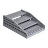 2-Layer Adjustable Splash-Guard Cat Litter Mat view 1