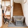 2-Layer Adjustable Splash-Guard Cat Litter Mat view 3