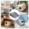 2-Layer Adjustable Splash-Guard Cat Litter Mat view 4