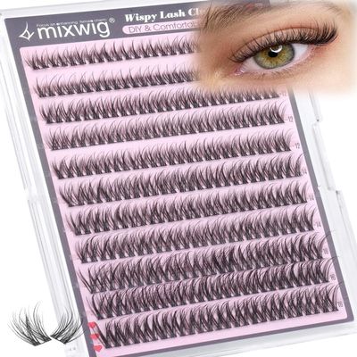 Wispy CC Curl Cluster Lashes 10–16 mm by Lvmixwig