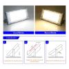 CSDASW 2-Piece 50 W LED Outdoor Floodlights, IP65 Waterproof, Warm White view 4