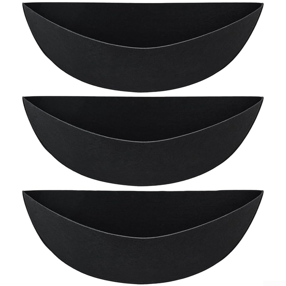 Felt Hanging Basket Liners, 3 Pack