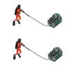 Xweptuy Artificial Aquarium Ornament with Underwater Treasure Chest and Diver view 2