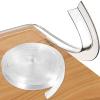 Cryfokt Soft Silicone Table Corner Protectors, Clear Edge Guards, Baby Safety, Furniture Protection, 5 m, for Desk and Wall Safety (#3) (#4) view 1