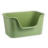 SUIOPPYUW High-Sided Open-Top Cat Litter Box view 2