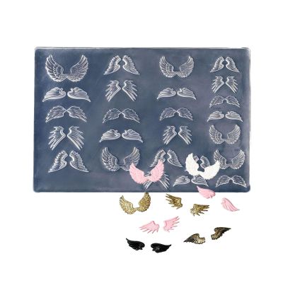 Multifunctional Wing-Shaped Nail Art Silicone Mold