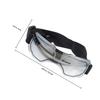 HOOWIFFY Dog Goggles for Outdoor Activities and Car Rides, PC Material, UV Protection, Windproof, Adjustable Strap, Comfortable and Stylish for Small Dogs view 2