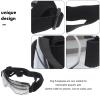 HOOWIFFY Dog Goggles for Outdoor Activities and Car Rides, PC Material, UV Protection, Windproof, Adjustable Strap, Comfortable and Stylish for Small Dogs view 3