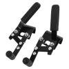 1 Pair of Wheelchair Brakes with Dual Braking System, Metal and Plastic view 1