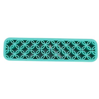 Portable Cosmetic Brush Organizer, Blue