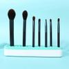 Portable Cosmetic Brush Organizer, Blue view 2