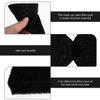 8 Black Cotton Kitchen Trash Can Filter Pads view 3
