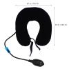 WATIIFUFU U-Shaped Neck Pillow for Chronic Neck Pain Relief and Spinal Alignment, PVC, for Office and Home view 2